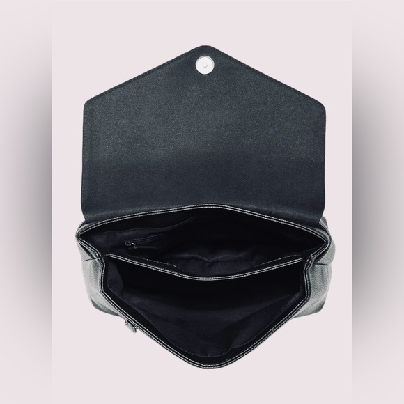 GUESS Factory Allyssa Envelope Satchel Black - Picture 5 of 6